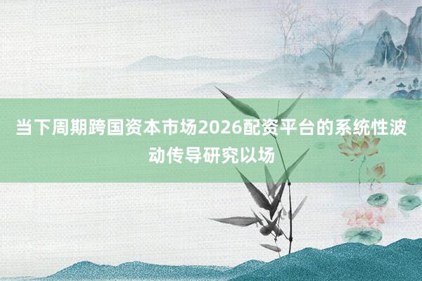 当下周期跨国资本市场2026配资平台的系统性波动传导研究以场