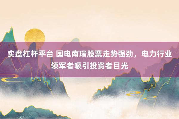 实盘杠杆平台 国电南瑞股票走势强劲，电力行业领军者吸引投资者目光